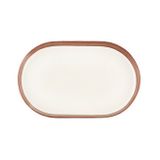 Porland 04ALM007822 18 cm Chopin Bakır Kayık Tabak