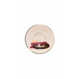 Porland 04ALM008504 11 cm Dash Desen Çay Tabağı