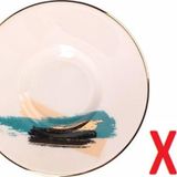 Porland 04ALM008508 Dash Desen 11 cm 6'lı Çay Tabağı