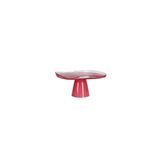Porland 04FIA002606 Ripple Pembe 28 cm Ayaklı Tabak