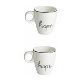 Porland 04LFH000387 Hope Kupa 130 cc 2'li Seramik Malzeme ile Şık Tasarım ve Modern Tema