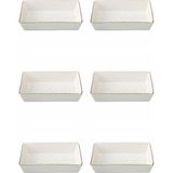Porland 04LFH000583 Forest 12x20 CM 6'lı Kahvaltı Meze Tabağı
