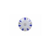Porland 04POR005232 Mavi 11 cm Tekli Yaldız Çay Tabağı