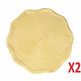 Porland 04STY007367 38 cm 2'li Priya Sarı Amerikan Servis