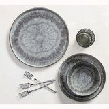 Porland 04SWA000187 Stoneware Iris 12 Parça 4 Kişilik Yemek Takımı