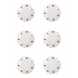 Porland 11 cm 6'lı 04POR005251 Uğur Böceği Çay Tabağı