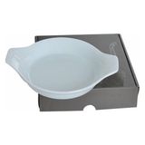 Porland 17 cm Düz Beyaz Porselen Servis Tabağı - 1 Adet