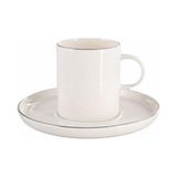 Porland 200 cc Chopin Platin Tabaklı Çay Fincanı