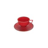 Porland Abbey Classic Seasons Kırmızı Tabaklı 95 cc Kahve Fincanı