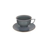 Porland Abbey Classic Seasons Koyu Gri Tabaklı 210 cc Çay Fincanı