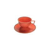 Porland Abbey Classic Seasons Turuncu Tabaklı 95 cc Kahve Fincanı