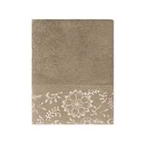 Porland Akra 50x90 Nakışlı Yeşil Havlu
