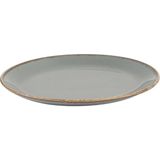 Porland Alm Seasons 18 cm Koyu Gri Kayık Tabak