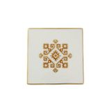 Porland Arabesque 10x10 cm Desen 1 Bardak Altlığı