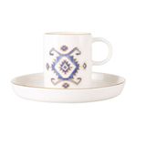 Porland Arabesque 85 cc Desen 5 Tabaklı Kahve Fincanı