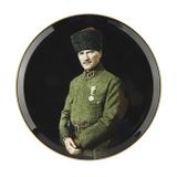 Porland Atatürk 28 cm Desen 2 Dekoratif Tabak