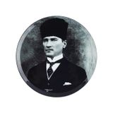 Porland Atatürk 28 cm Desen 3 Dekoratif Tabak