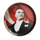Porland Atatürk 28 cm Desen 6 Dekoratif Tabak