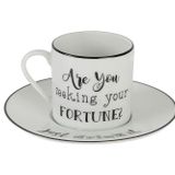 Porland Be Happy Tabaklı 90 cc 6 Adet Kahve Fincanı