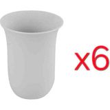 Porland Beyaz Çay Bardağı 6'lı 100CC - 1010101