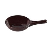 Porland Black Pan 14 cm Saplı Sunum Kasesi