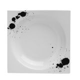 Porland Black Touch 21x21 cm Desen 3 Çukur Tabak