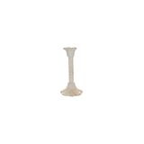 Porland Bloom Metal Beyaz 19 cm Şamdan