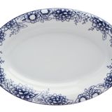 Porland Blue Manoir Desen1 23 cm 6 Adet Kayık Tabak