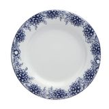 Porland Blue Manoir Desen1 25 cm 6 Adet Düz Tabak