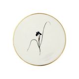 Porland Botanical Desen 3 Bardak Altlığı 10 Cm - Beyaz