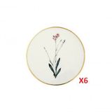 Porland Botanical Desen 6'lı 10 cm Bardak Altlığı