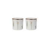 Porland Botanical Desen10 230 cc 2'li Mug Bardak