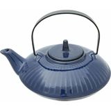 Porland Chai Lacivert 700 cc Kapaklı Demlik
