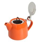 Porland Chai Stoneware Turuncu 600 cc Kapaklı Demlik