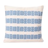 Porland Chantilly Mavi 50x50 cm Dokuma Pamuk Yastık