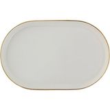 Porland Chopin Altın Yaldız 18 cm Kayık Tabak