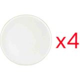 Porland Chopin Altın Yaldız 4'lü Pasta Tabağı 21 cm