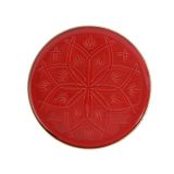 Porland Christina Kırmızı 21 cm Pasta Tabak