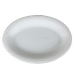 Porland Collet Beyaz 16 cm Desen 2 Kayık Tabak