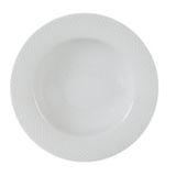 Porland Collet Beyaz Desen1 21 cm 6 Adet Çukur Tabak