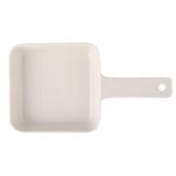 Porland Cookland Isıya Dayanıklı 17x22 cm Porselen Kare Tava