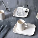 Porland Cortot Alumilite 6 Parça 2 Kişilik Çay ve Kahve İkram Takımı