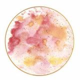 Porland Cosmos Desen1 24 cm Düz Tabak