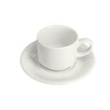 Porland Curve Alumilite 177 cc 6 Adet Tabaklı Çay Fincanı