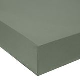 Porland Deluxe Pamuk Ranforce 100x200+30 cm Yeşil Tek Kişilik Lastikli Çarşaf