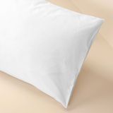Porland Deluxe Pamuk Ranforce 50x70 cm Beyaz 2'li Yastık Kılıfı