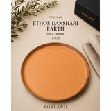 Porland Ethos Danshari Düz Tabak Yemek Sunum Tabağı - 21 cm - Turuncu