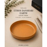Porland Ethos Danshari Sky/earth Çukur Tabak - 19 cm - Turuncu