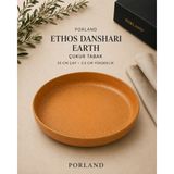 Porland Ethos Danshari Sky/earth Çukur Tabak - 25 cm - Turuncu