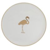 Porland Exotic Desen 10 18 cm Porselen Düz Tabak